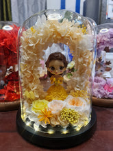 Load image into Gallery viewer, Belle Preserved Roses with figurine

