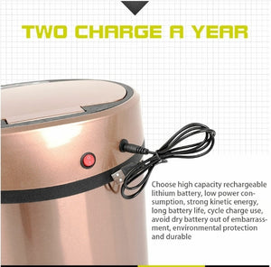 15Liters Sensor Rechargeable Stainless Steel Trash Can.