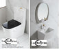 Luxury Ceramic Toilet Choice of stand alone sink or deck sink