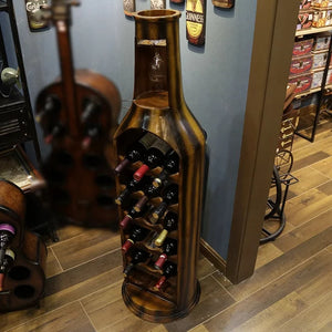 Storage Wood Wine Rack Holder  Organizer 6 layer 123cm high