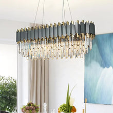 Load image into Gallery viewer, Crystal Chandelier Elegant Modern Lights choose round or oblong
