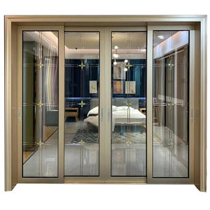 Aluminum frame sliding door or Stainless steel Frame 200cm by 150cm