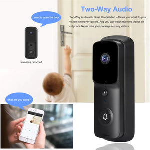 Smart Wifi Video door bell with camera and audio - Check your home whenever you are using online apps