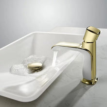 Cargar imagen en el visor de la galería, White and Gold Faucet Bathroom accessories wash basin faucet
