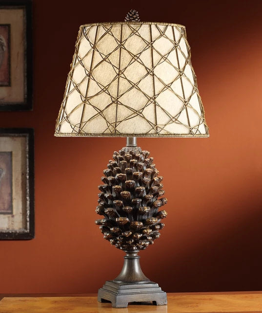 Table Lamp Pinecone Modern Living room decorative table lighting for home decor