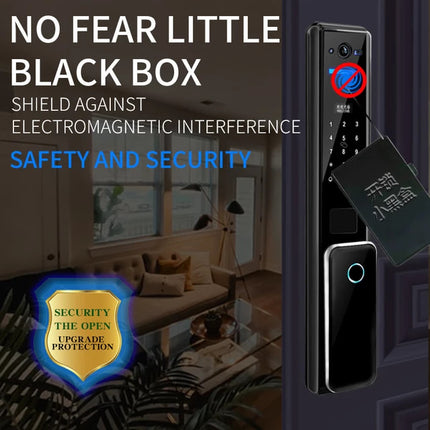Fingerprint Security Door Locked in Home Security Equipment