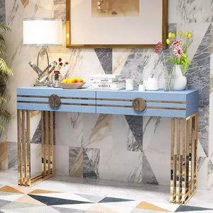 Console Table Stainless steel Blue Home Equipment