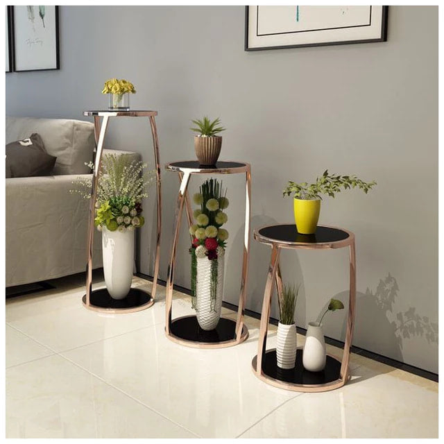 Stainless steel Flower rack 3 sets Home Decor Equipment – La Moderno