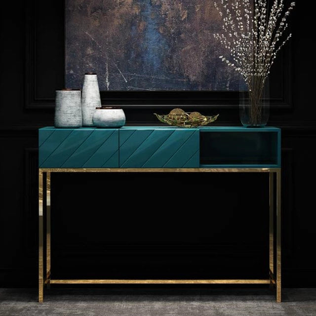 Console Table Stainless steel Blue Home Equipment