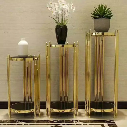 Stainless steel Flower rack 3 sets Home Decor Equipment