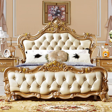 Load image into Gallery viewer, Luxury Bedframe Gold Edition Queen Size
