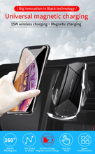 Загрузить изображение в средство просмотра галереи, GOLD Edition Sensor Clip Auto Clamp Wireless Car Charger
