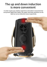 Load image into Gallery viewer, GOLD Edition Sensor Clip Auto Clamp Wireless Car Charger
