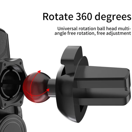 GOLD Edition Sensor Clip Auto Clamp Wireless Car Charger