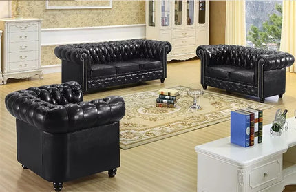 Black edition Sofa set Home Equipment Decor