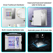 Cargar imagen en el visor de la galería, Toothbrush Sterilizer with Ozone 5 Slot for toothbrush and 1 slot for Razor
