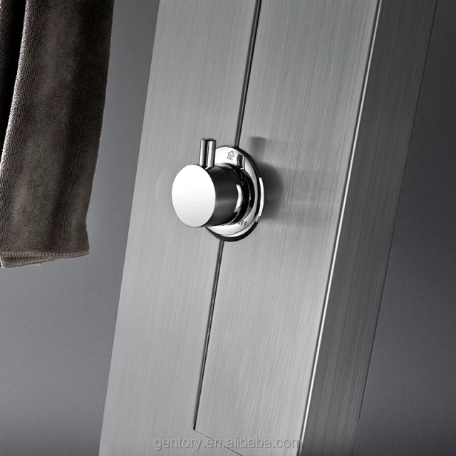 316 Stainless Steel Outdoor Shower Panel with Tray