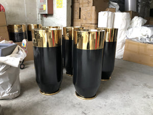 Luxury Gold Electroplating Flower Pots 304 stainless steel