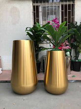 Load image into Gallery viewer, Luxury Gold Electroplating Flower Pots 304 stainless steel
