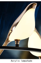 Cargar imagen en el visor de la galería, Acrylic 6 Birds Hanging Lights Led Electroplating
