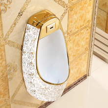 Load image into Gallery viewer, Luxury Mens Sensor Toilet Urinal Electroplating Sensor Hanging
