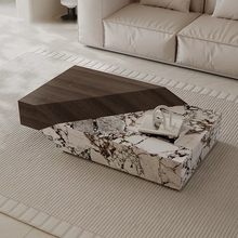 Lade das Bild in den Galerie-Viewer, Italy Natural Marble Coffee Table European with Storage
