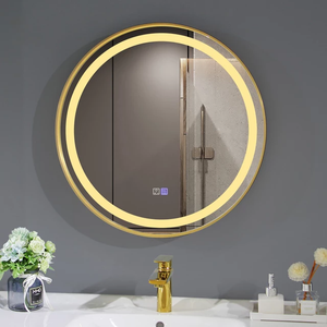 Led Light Mirror WITH FRAME ANTI FOG AND CLOCK 3 COLOR CHANGING LED LIGHT COLOR