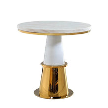 Load image into Gallery viewer, Stainless steel Marble top Tea Table
