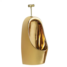 Load image into Gallery viewer, Mens Urinal Luxury Gold edition Electroplating Manual
