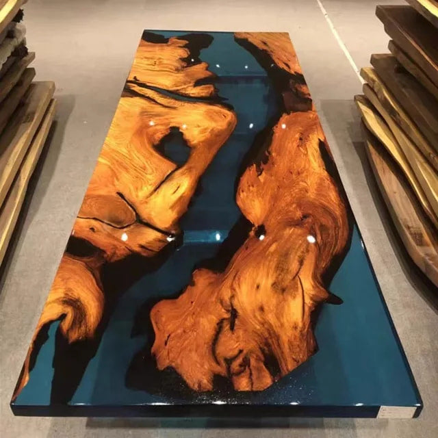 Luxury Epoxy resin Table slab 180x90cm