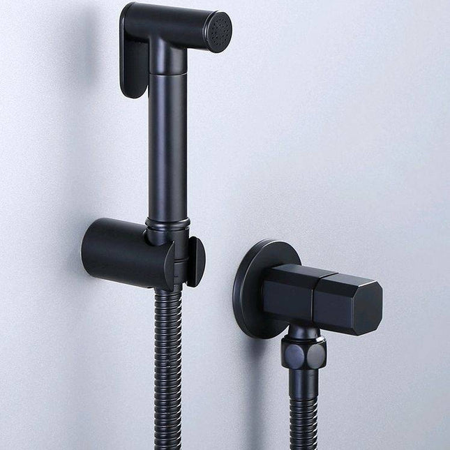 Bathroom Accessories Black Bidet for Toilet Brass Heavy Spray Gun Electroplating Black