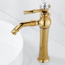 Load image into Gallery viewer, Electroplating Gold Tall Faucet for Wash basin
