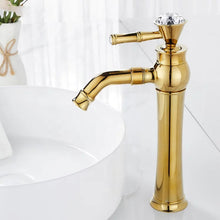 Load image into Gallery viewer, Electroplating Gold Tall Faucet for Wash basin
