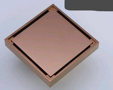 Charger l&#39;image dans la galerie, Bathroom Brass Drain  Rose Gold Anti-odor Floor Trap Drainer Drain
