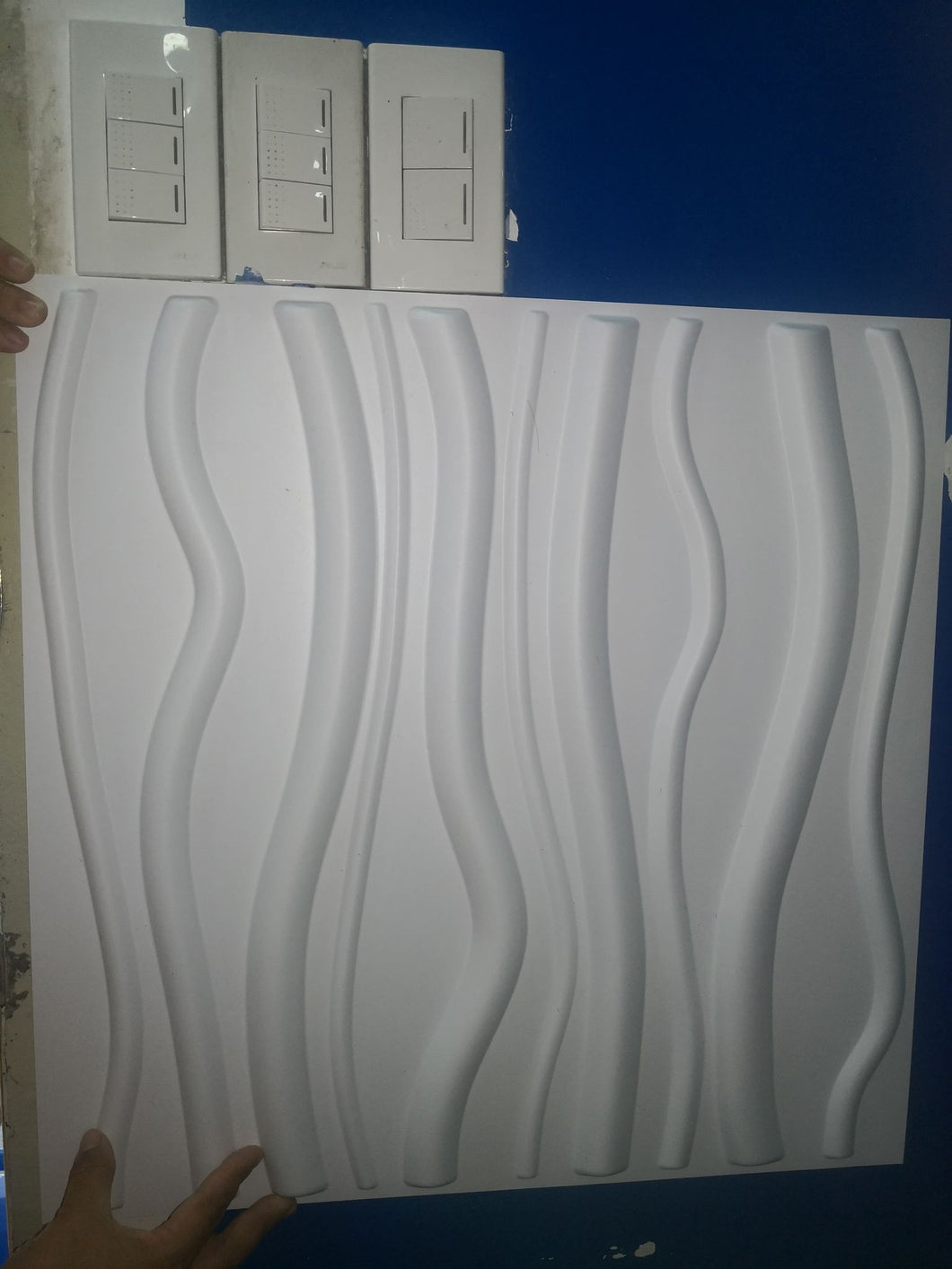 Wall PVC Home Decoration 60x60 cm 3D STYLE