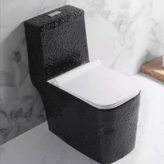Bathroom Black and White Cover Toilet Accessories Equipment
