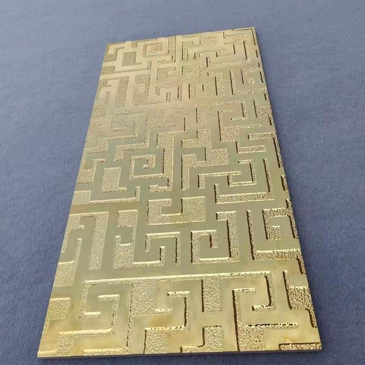 30x60cm Versace Tiles Gold Series Mosaic Porcelain Tiles Rough and Glossy 8pcs per box