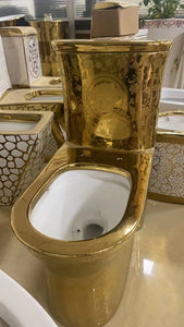 Bathroom Versace Gold Toilet