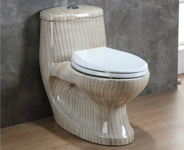 Brown Toilet Bowl for Bathroom Accessories Equipment