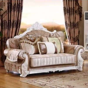 Italian Luxury Sofa furniture Fabric and solid wood materials