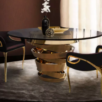 Dining Room Furniture Luxury Velvet Chair Frame Upholstery Chair with Stainless Steel High End Customized Home Furniture Modern