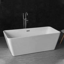 Cargar imagen en el visor de la galería, Rectangular custom Freestanding Acrylic Bathtubs tub
