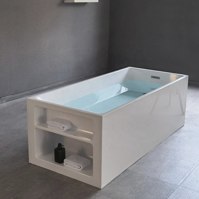 Design rectangular Acrylic Freestanding Bathtub