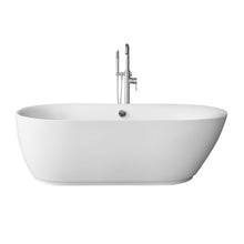 Load image into Gallery viewer, Round Cheap Bathroom Freestanding Soaking baby Acrylic Bathtub
