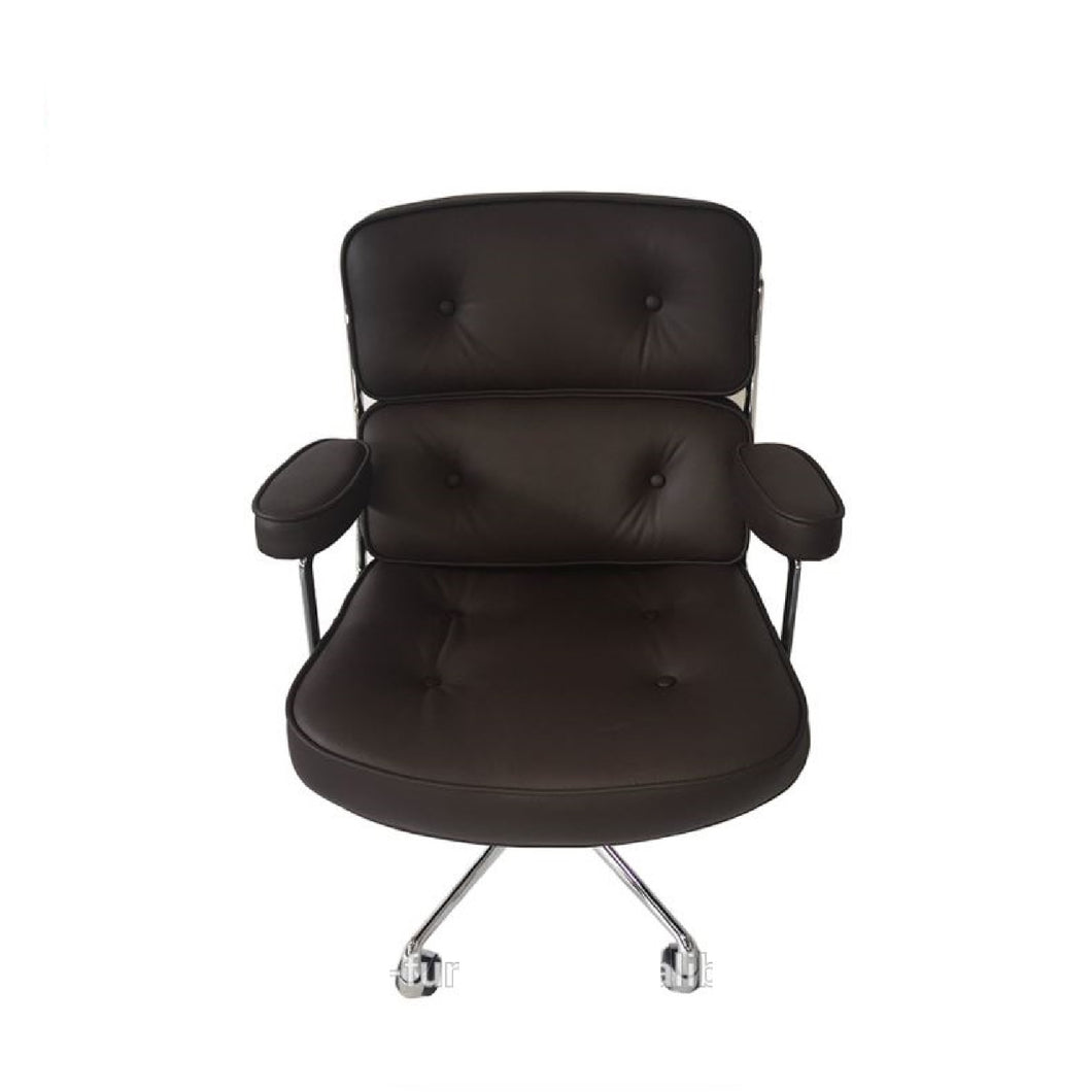 Contemporary Black Genieue Leather Executive chair Manager chair