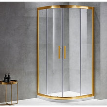 Загрузить изображение в средство просмотра галереи, Shower enclosure Aluminum Gold
