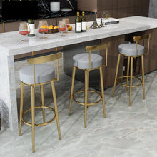 Cargar imagen en el visor de la galería, Stainless steel Bar Stool Chairs Set furniture
