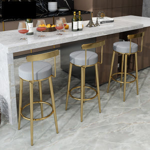 Stainless steel Bar Stool Chairs Set furniture