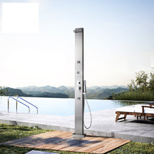 Load image into Gallery viewer, Outdoor shower panel Stainless steel outdoor shower stand pool shower
