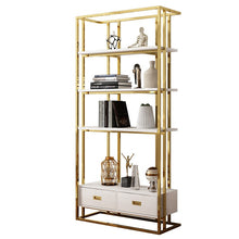 Load image into Gallery viewer, High Quality Stainless Steel Bookshelf Home Hotel Office Customized Bookshelf
